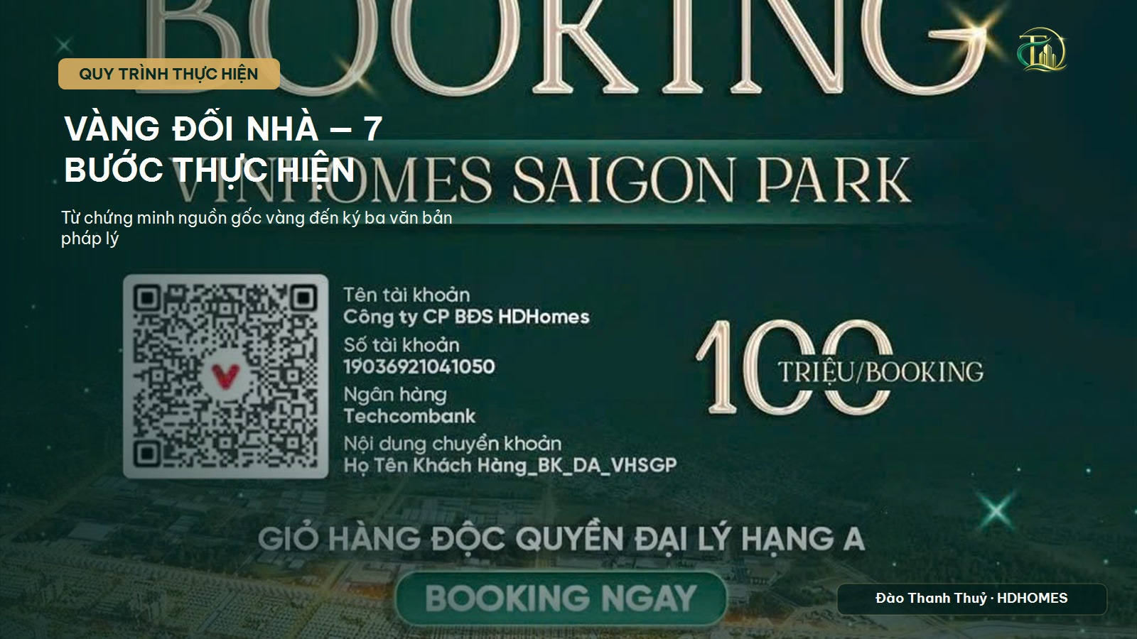 Hướng dẫn Vàng đổi Nhà Vinhomes Sài Gòn Park — 7 bước thực hiện chi tiết từ A đến Z