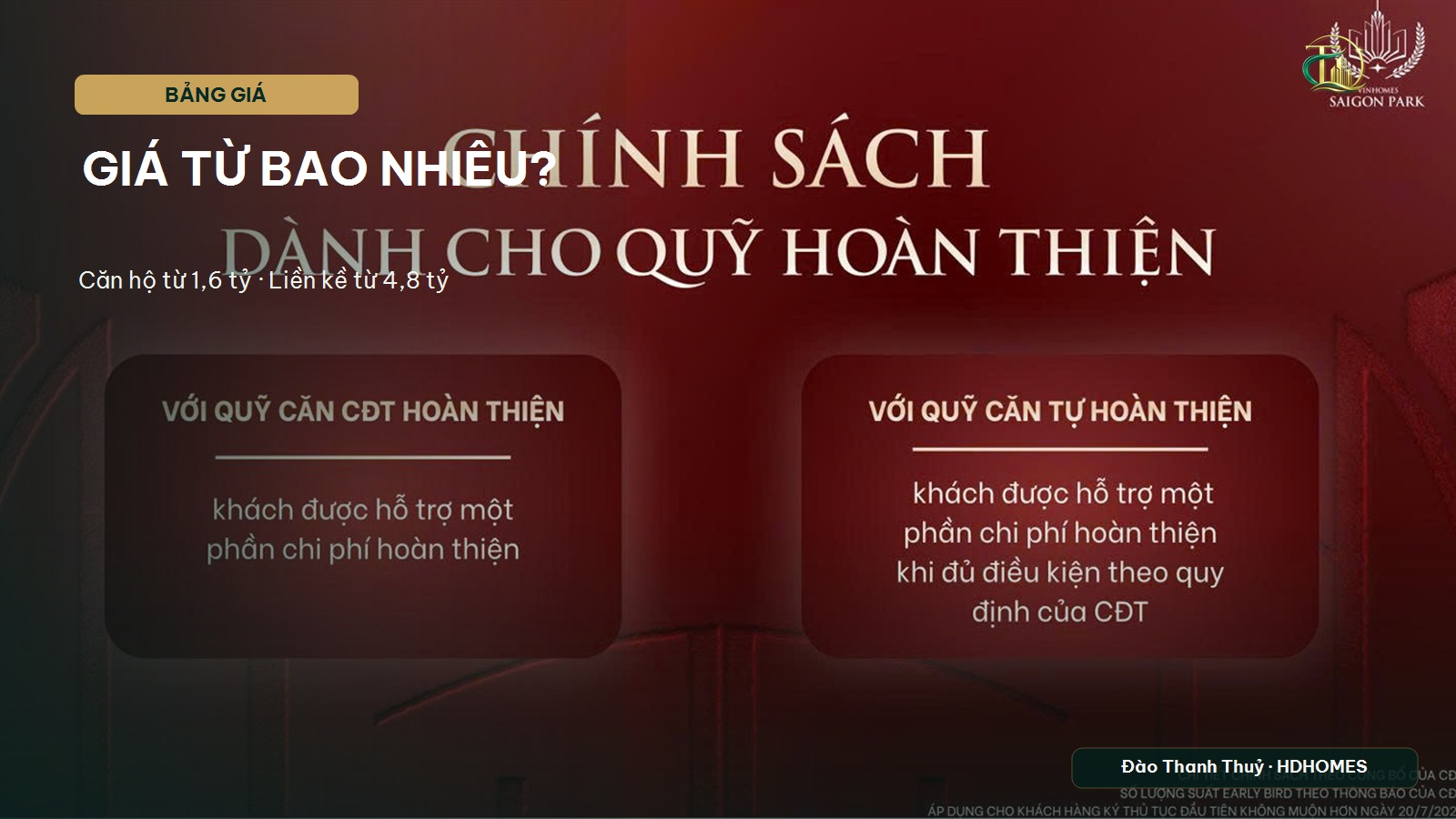 Giá Vinhome Hóc Môn từ bao nhiêu? Suất thấp nhất Vinhomes Sài Gòn Park 2026