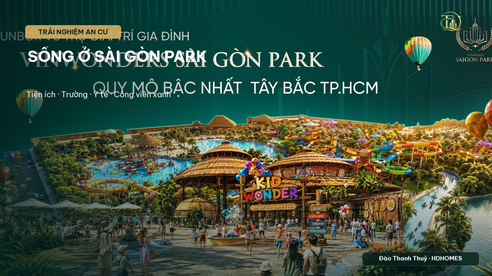 Sống ở Vinhome Sài Gòn Park — trải nghiệm an cư giữa đại đô thị Tây Bắc TP.HCM