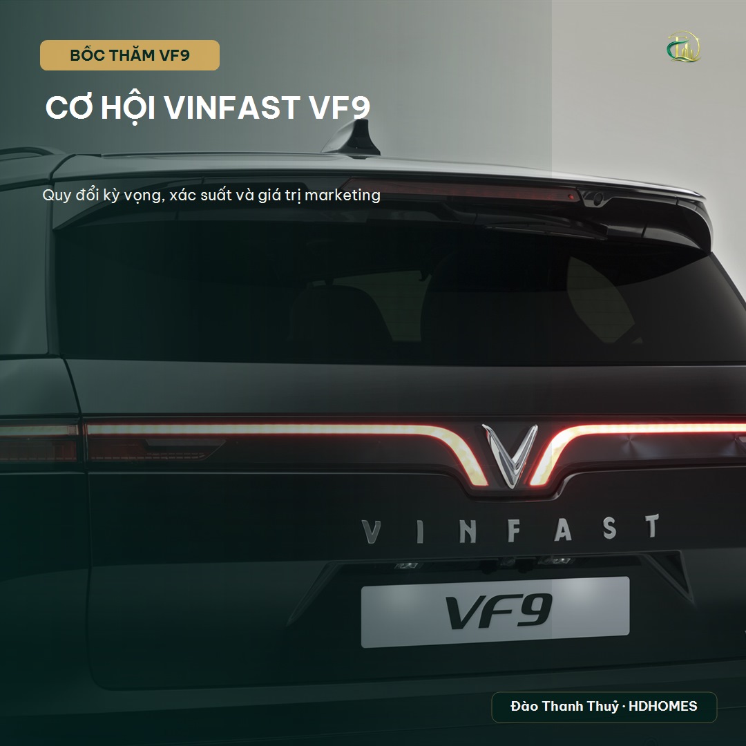 Bốc thăm VinFast VF9 Vinhomes Sài Gòn Park - câu hỏi thường gặp