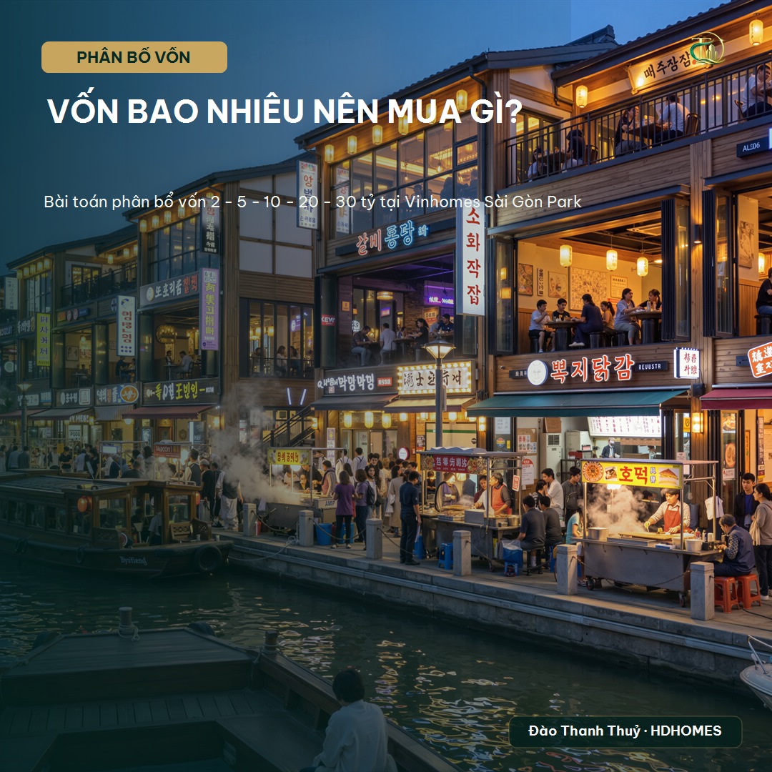 Phân bổ vốn Vinhomes Sài Gòn Park - câu hỏi thường gặp